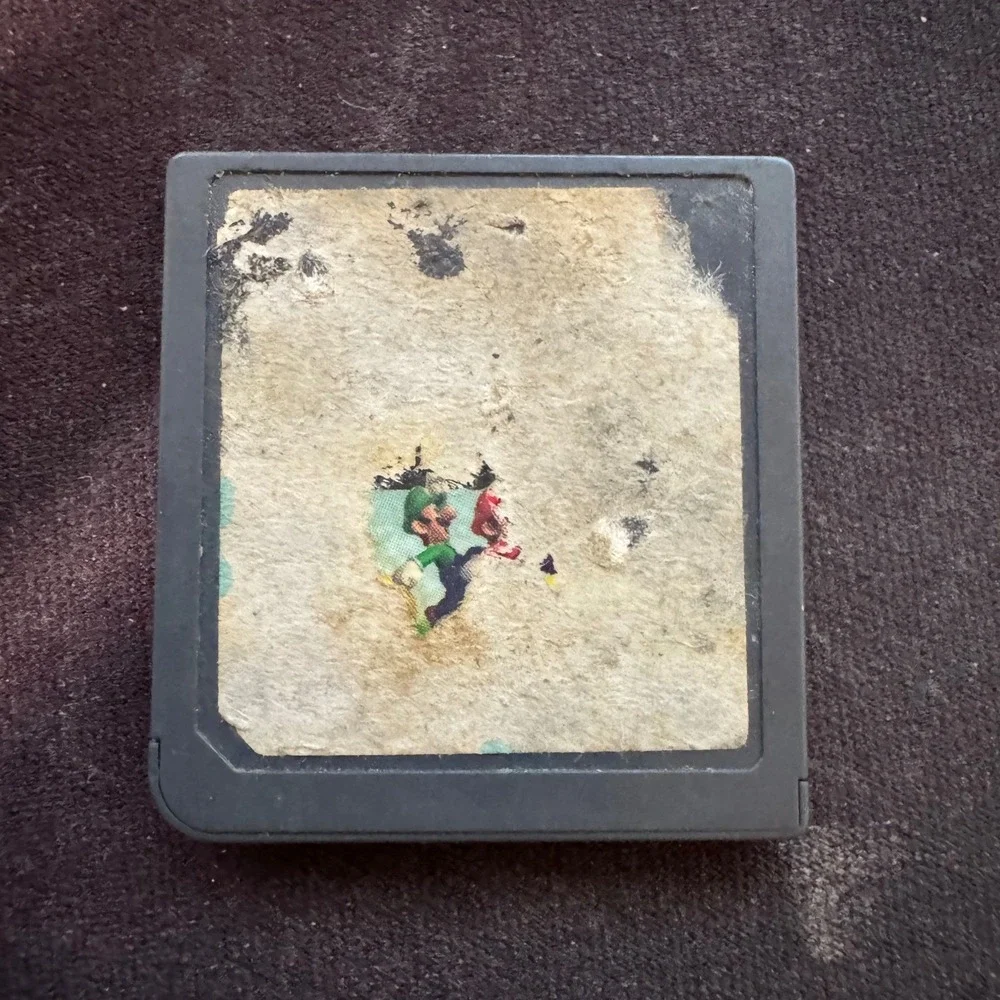 New Super Mario Bros Nintendo DS Game Card Authentic NTR-005 Platformer